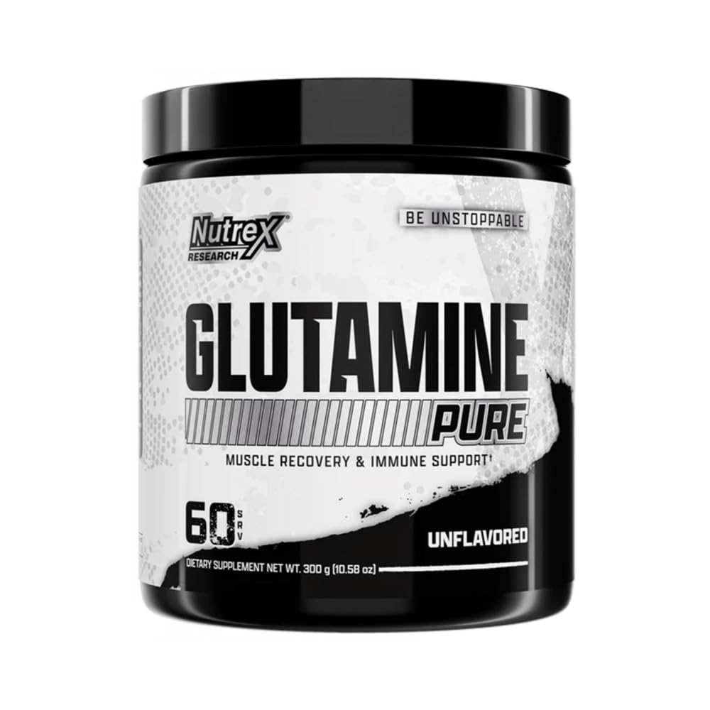 Nutrex Research L Glutamine Powder - Pure Unflavored L-Glutamine