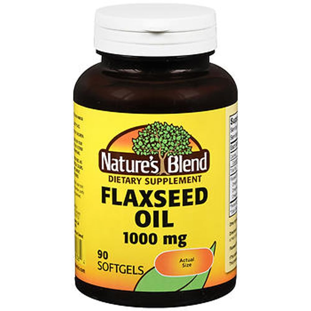 Nature's Blend Flaxseed Oil 1000mg - 90 Softgels