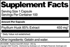 Terravita Psyllium Husk 85% Extract 450 mg - 300 Capsules - image 3