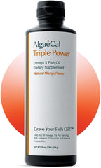 ALGAECAL Triple Power Omega-3 Fish Oil Liquid - 16 oz