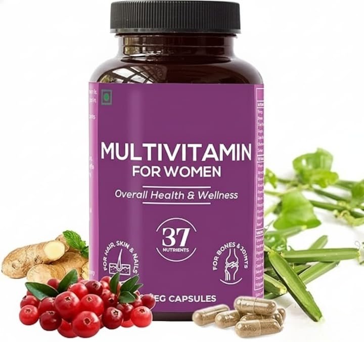 Goldy Multivitamin for Women with Biotin - 60 Vegetarian Capsules