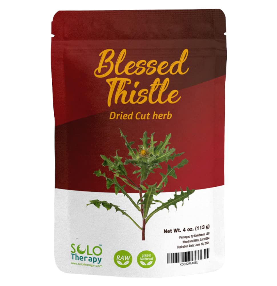 Solo Therapy Blessed Thistle Herb 100% Natural - 4 oz