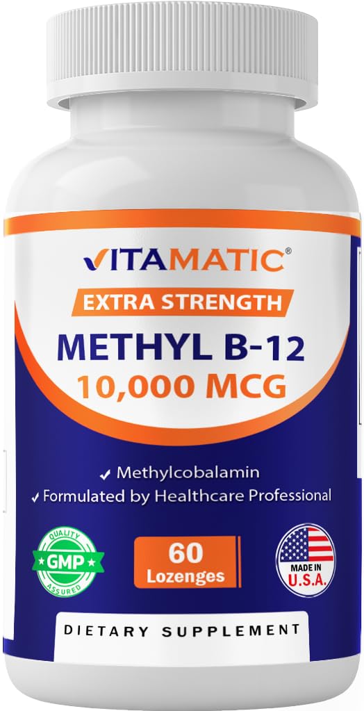 Vitamatic Methyl B-12 10,000 mcg - 60 Lozenges