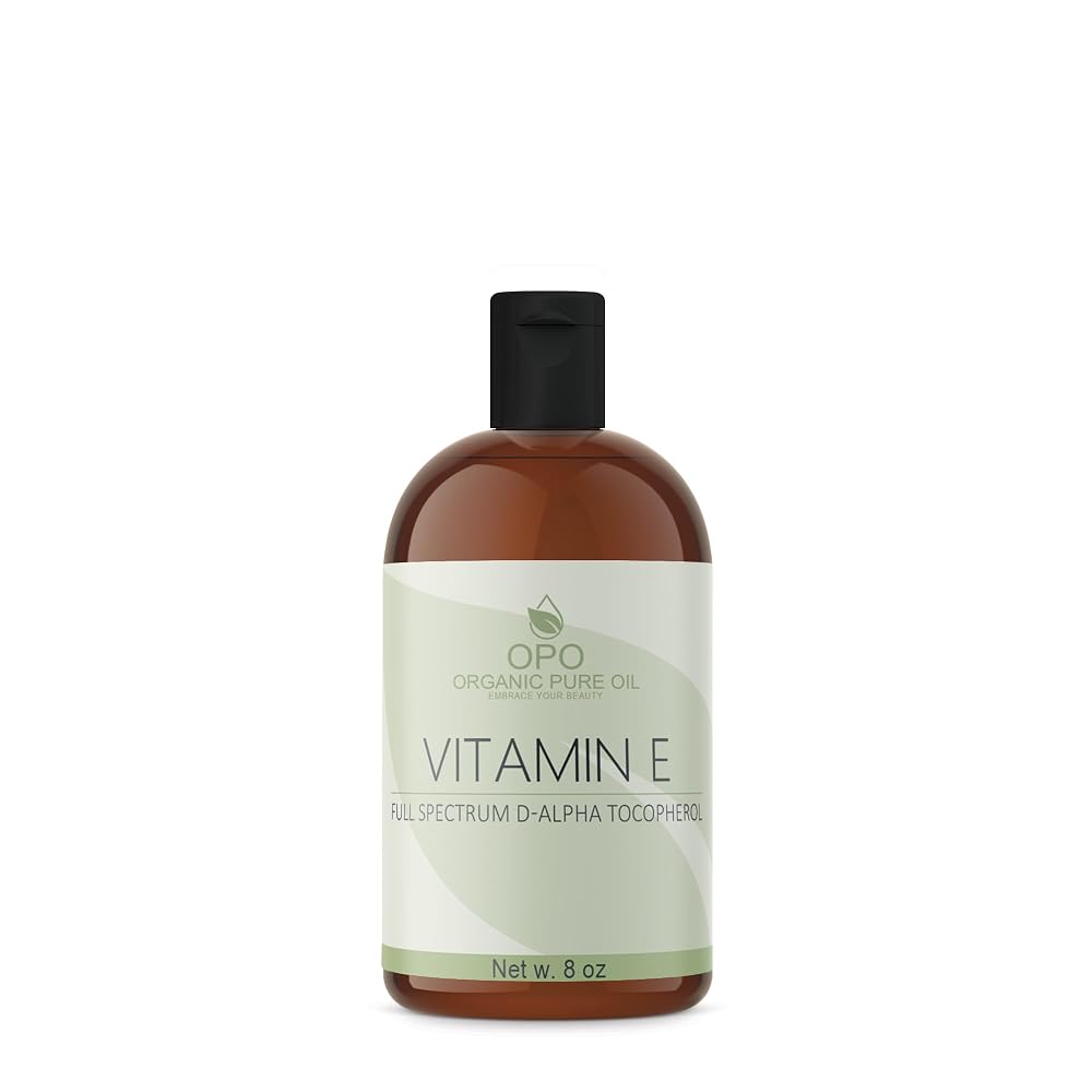 OPO Vitamin E Oil Pure D-Alpha Tocopherol - 8 oz