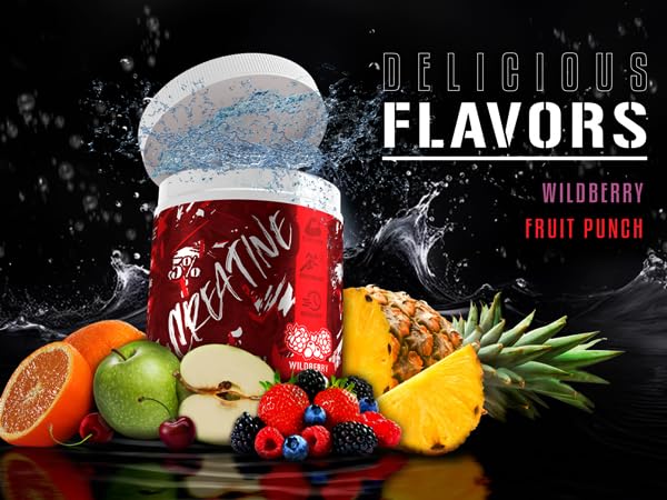 5% Nutrition Code Red Flavored Micronized Creatine Powder
