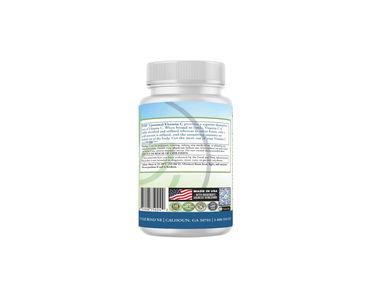 PURE Liposomal Vitamin C 2100mg Immune Support - 180 Capsules - image 5