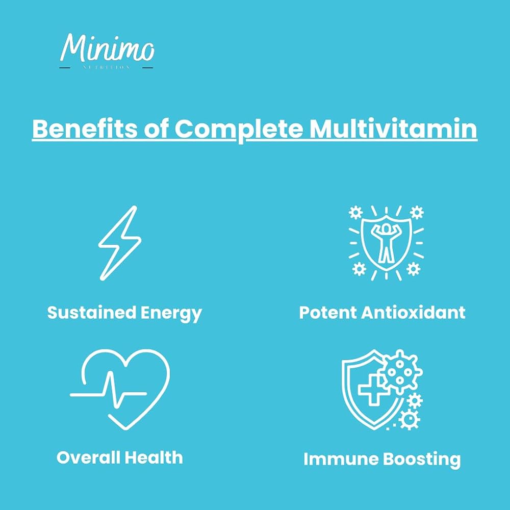 Minimo Nutrition Complete Multivitamin + Immunity Boost - 60 Capsules - image 4