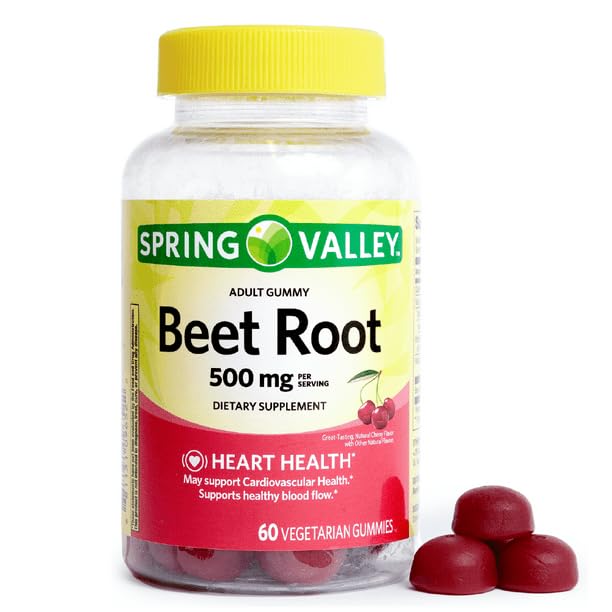 IKJ Beetroot Dietary Supplement Gummies, Cherry, 500 mg - 60 Count - image 7