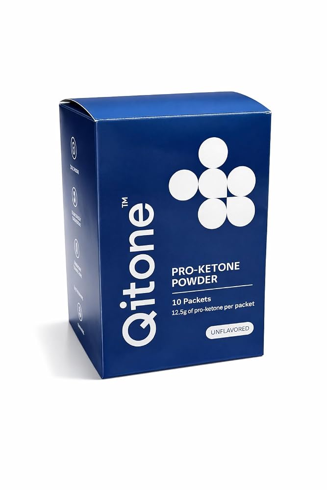 Qitone, Ketone Powder, 5X Stronger Than MCT Oil, Boosts Ketone Levels