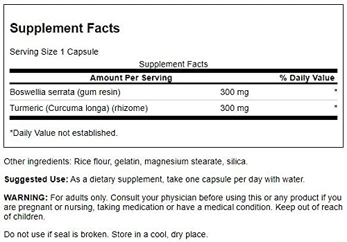 Swanson Full Spectrum Boswellia & Curcumin Natural Formula