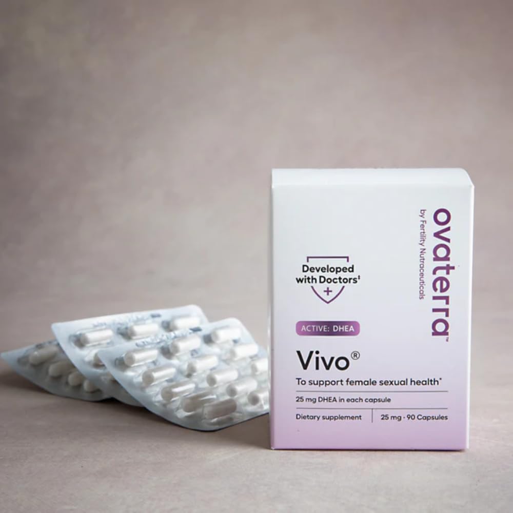 Ovaterra VIVO Micronized DHEA 25mg for Female Sexual Health - 90 Tablets - image 3
