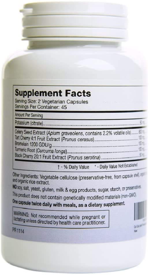 Mountain Song Go Out Relief Joint Formula with Tart Cherry - 90 Capsules - image 4