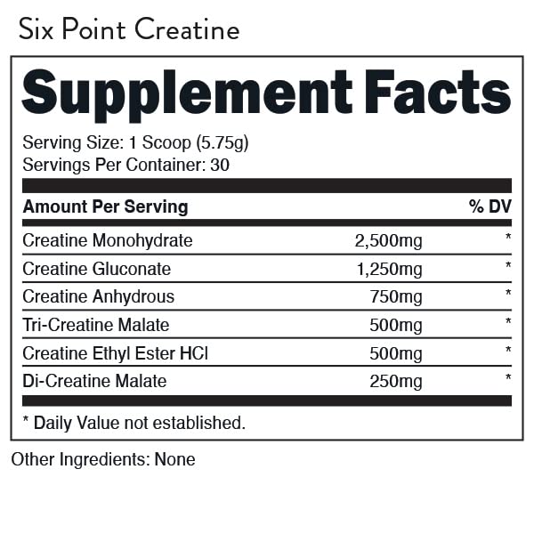 Bucked Up Six Point Creatine Powder - 6.08 oz - image 6