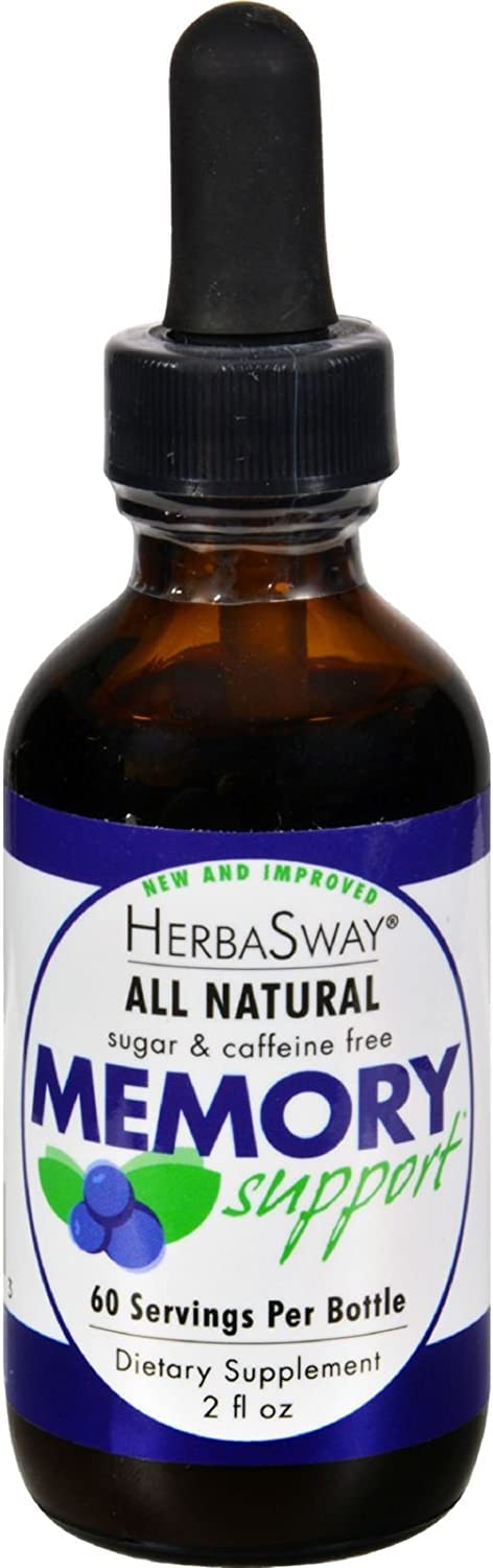 Herbasway Memory Support Blueberry Liquid - 2 Fl Oz