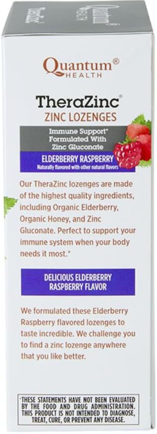 Quantum Health TheraZinc Zinc Lozenges Immune Support - 25 Count - image 4