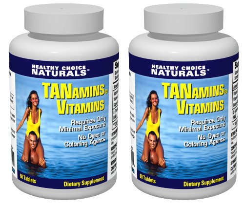 Healthy Choice Naturals Tanamins Tanning Vitamin - 240 Capsules