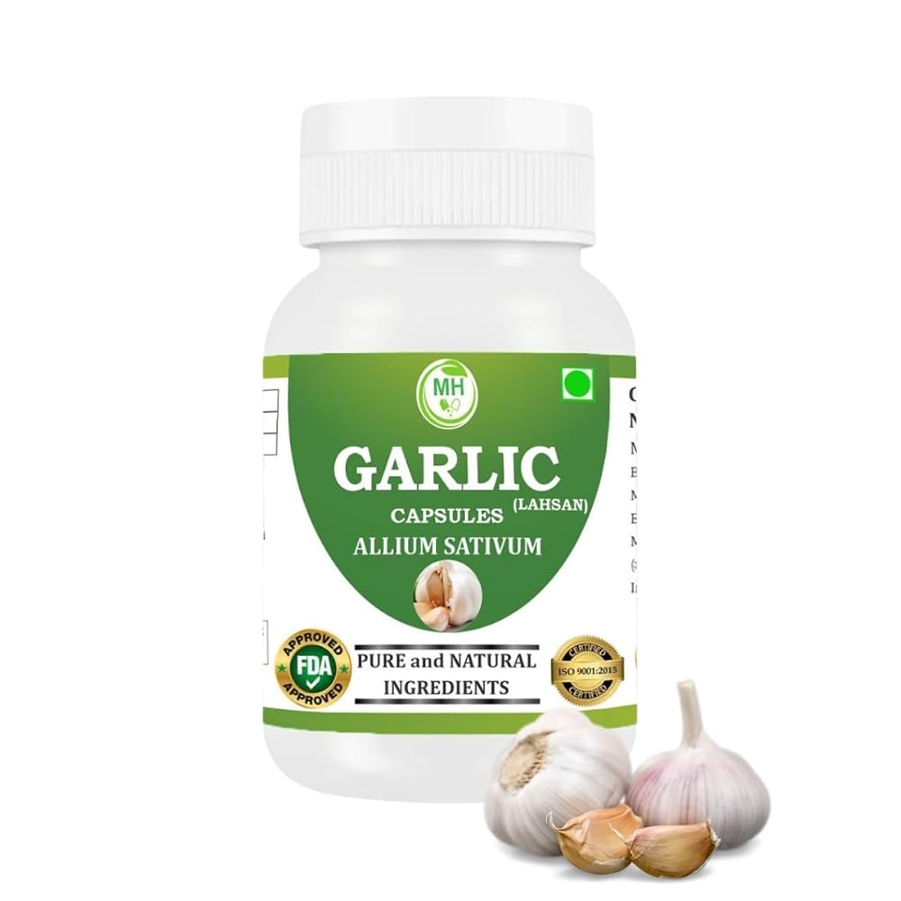 Morsan Healthcare Odorless Garlic Capsules 500 mg - 60 Vegan Capsules