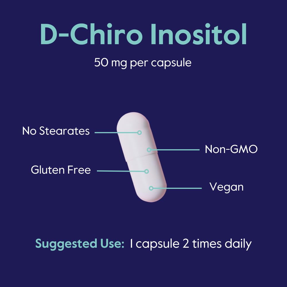 BESTVITE D-Chiro Inositol (120 Veg Caps) - No Stearates - Vegan - Non - image 6