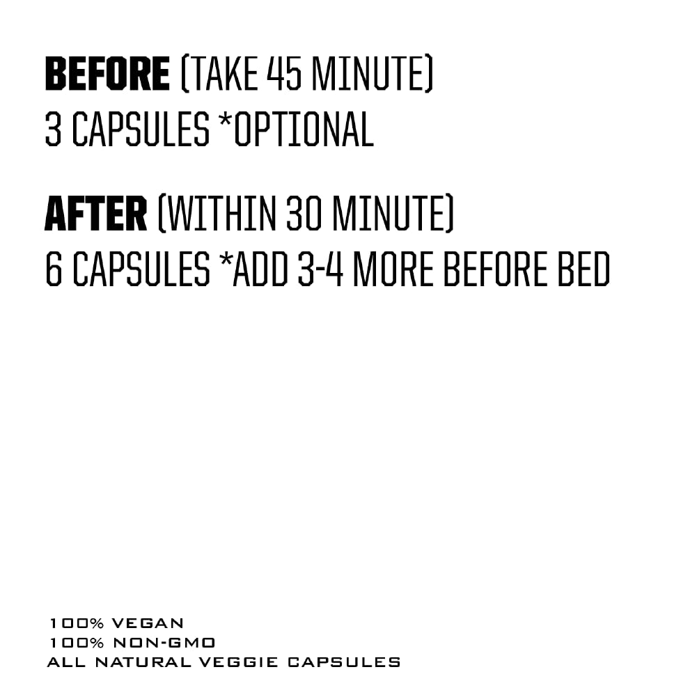 Ryno Power Recovery Post-Workout Supplement - 200 Capsules - image 5