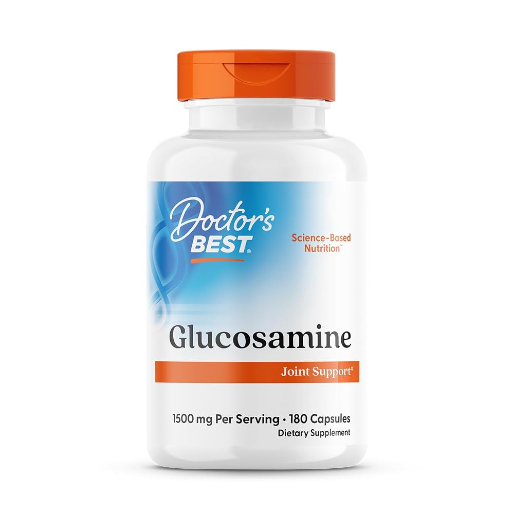 Doctor's BEST Glucosamine Supplement Joint Support - 180 Capsules