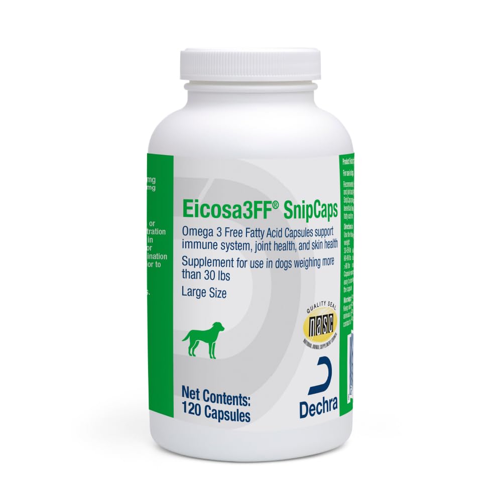 Dechra Eicosa3FF SnipCaps Omega-3 Capsules - 120 Capsules