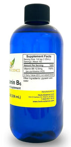 Herb-Science Liquid Vitamin B6 Drops Pyridoxine Alcohol Free - 8 Fl Oz - image 2