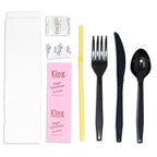 Bremen-King Orange 2 Sugar Free/Low Sodium Diet Cutlery Kit - 250/Case