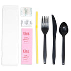 Bremen-King Orange 2 Sugar Free/Low Sodium Diet Cutlery Kit - 250/Case