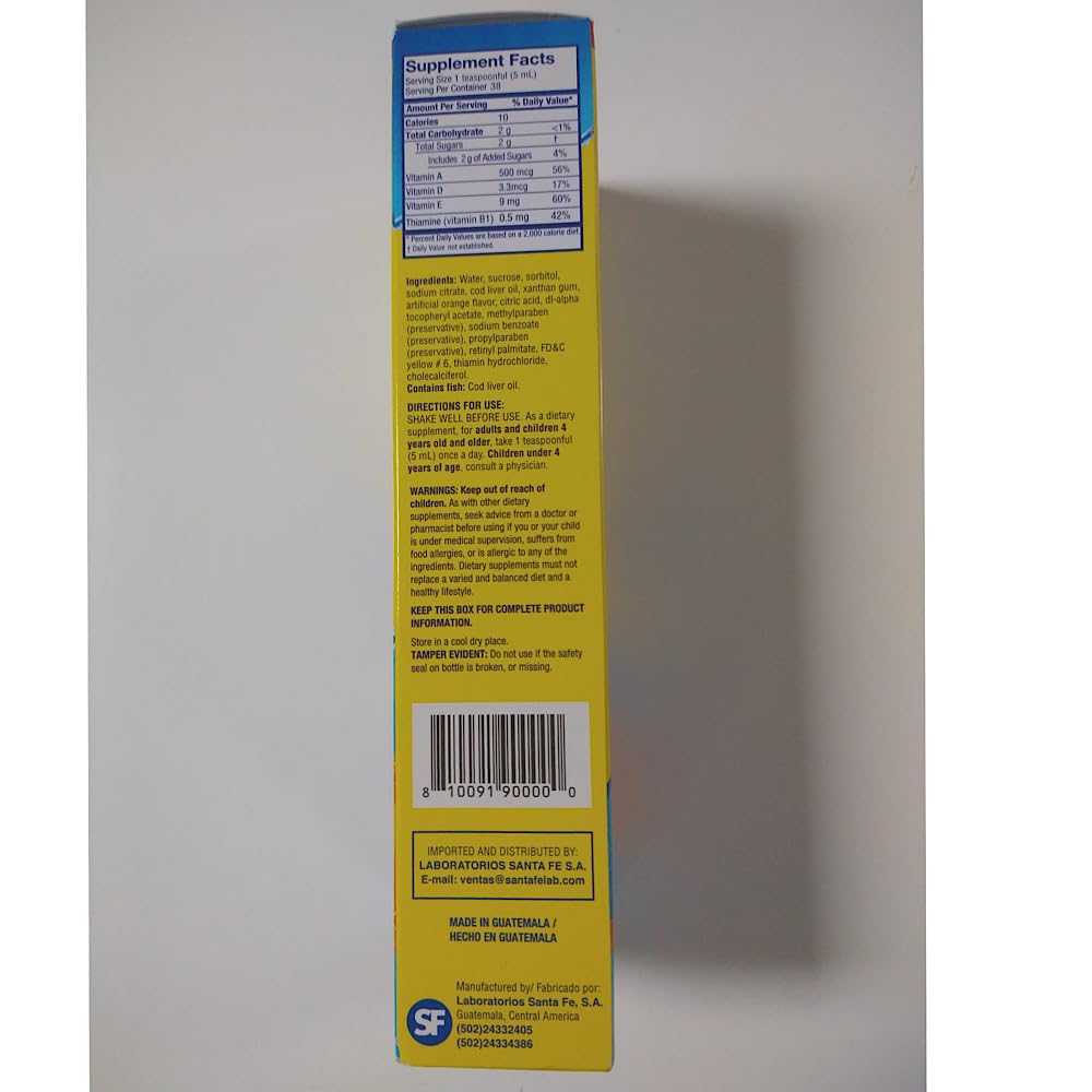Ballena Azul Cod Liver Oil Emulsion for Adults and Children - 6 Fl Oz - image 7