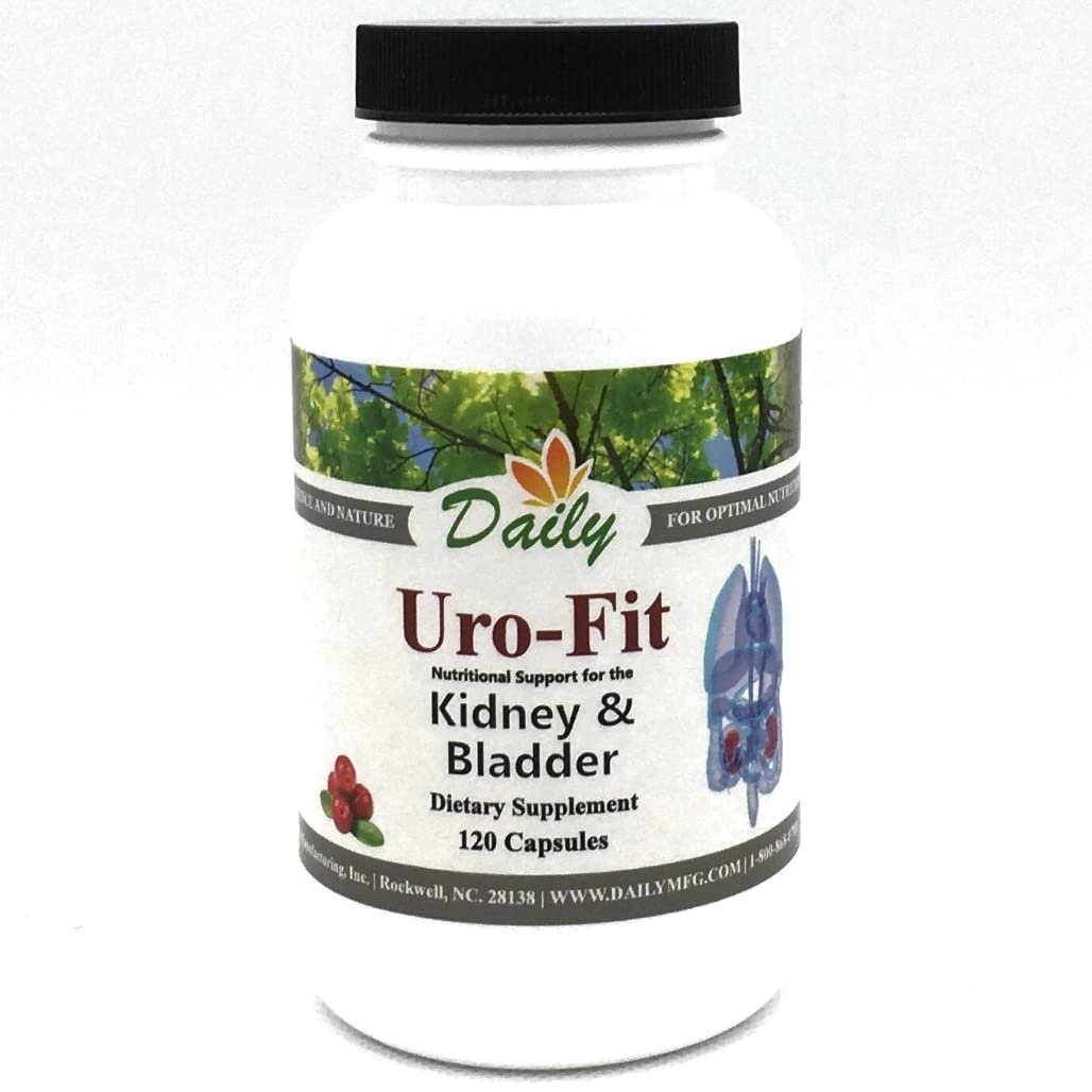 Daily Manufacturing URO-Fit Herbal Supplement - 120 Capsules