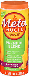 Metamucil Premium Blend Psyllium Fiber Powder Sugar-Free - 14.6 oz