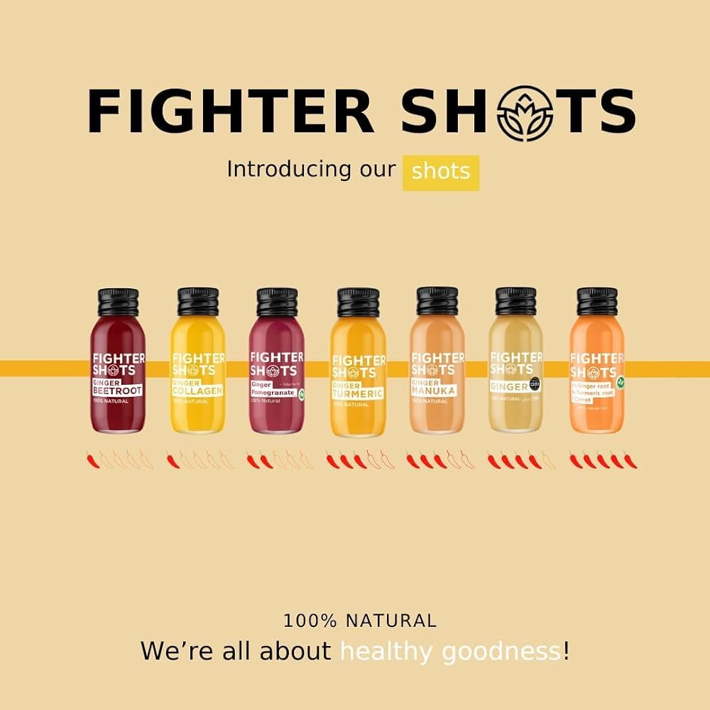 Fighter Shots Ginger Award Winning Fresh & Fiery Cold Pressed Ginger - image 5