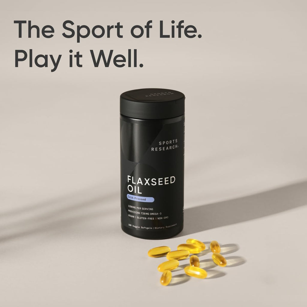 Sports Research Vegan Flaxseed Oil 1200mg - 180 Plantgels - image 7