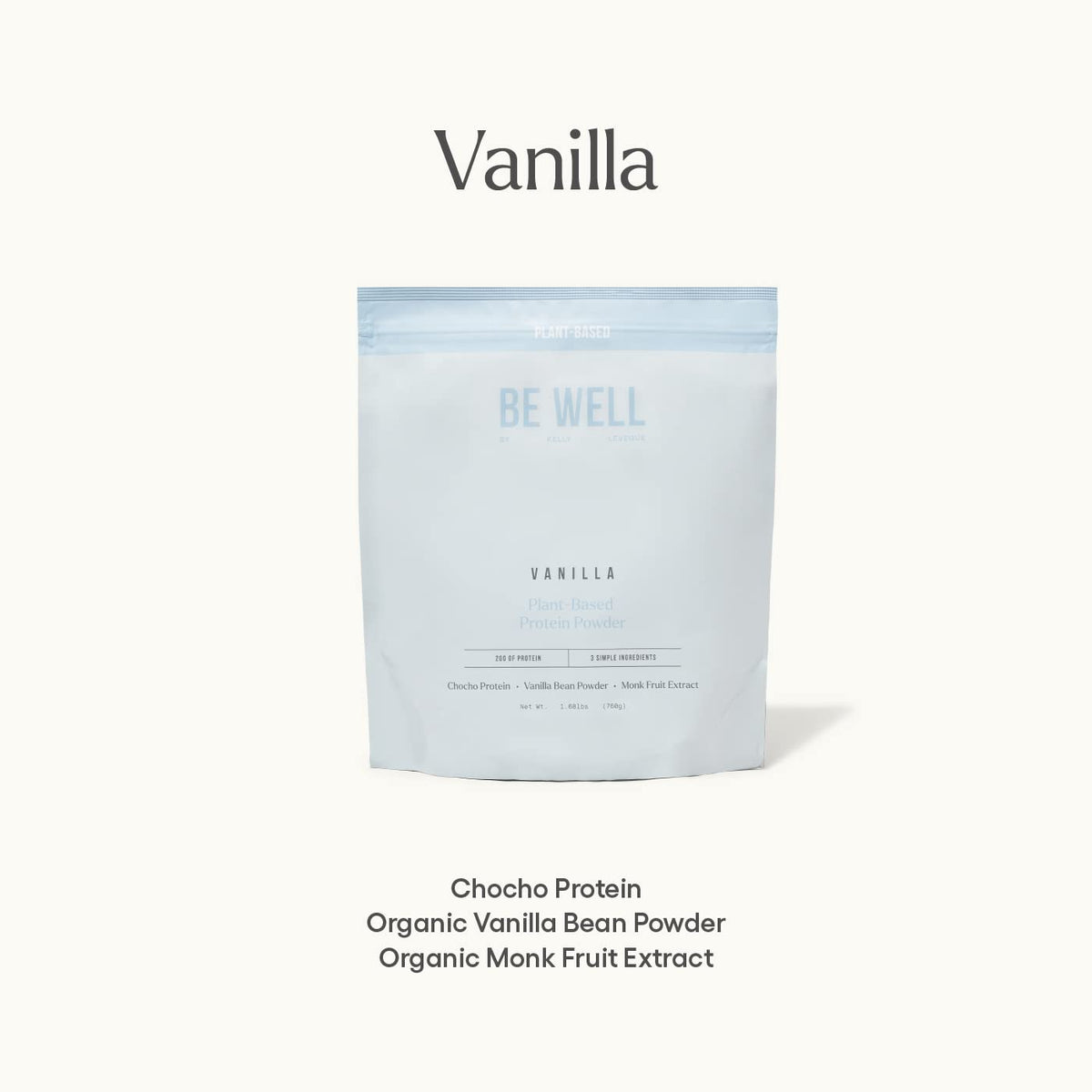 Be Well by Kelly Plant-Based Protein Powder
