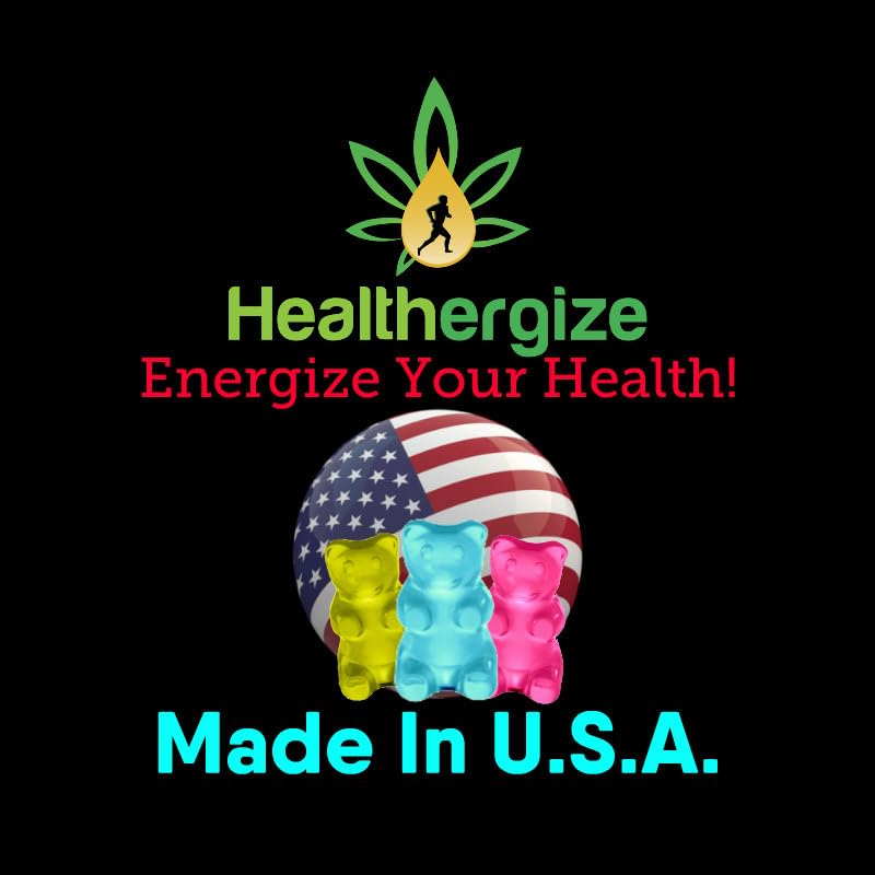 Healthergize Hemp Gummies Peach Rings - 25 Count - image 5