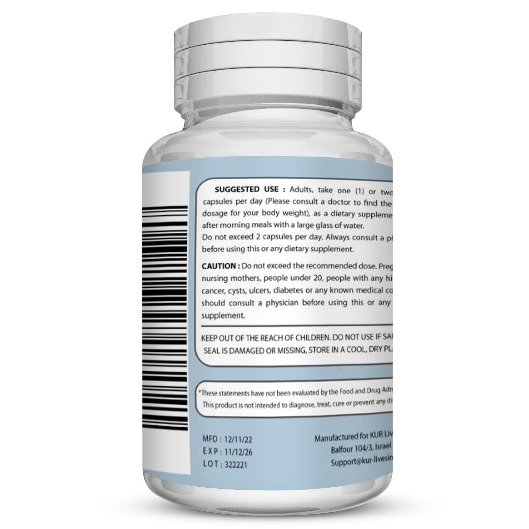 KUR Live Simply Glutathione Skin Whitening Capsules - 90 Capsules - image 8