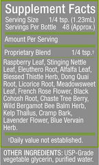 Cedar Bear Naturales Women's Daily Liquid Herbal Supplement - 2 Fl Oz - image 2