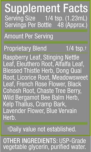 Cedar Bear Naturales Women's Daily Liquid Herbal Supplement - 2 Fl Oz - image 2