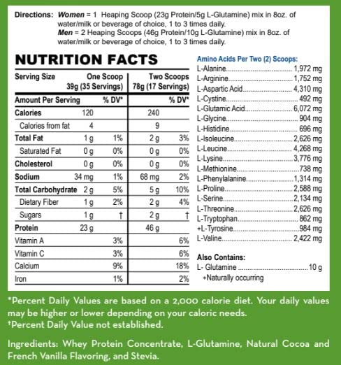 LifeSource Vitamins Grass-Fed Whey Concentrate Chocolate - 3 lb - image 2