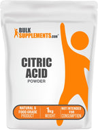 BulkSupplements Citric Acid Powder Food Grade - 1kg