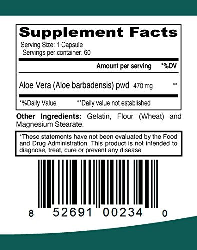 ELP ESSENTIAL Aloe Vera Capsules for Healthy Digestion - 60 Capsules - image 4