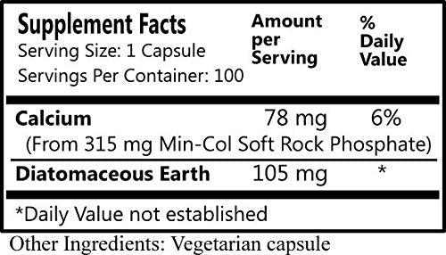 Daily Manufacturing K-Min Calcium Supplement - 100 Vegetarian Capsules - image 2