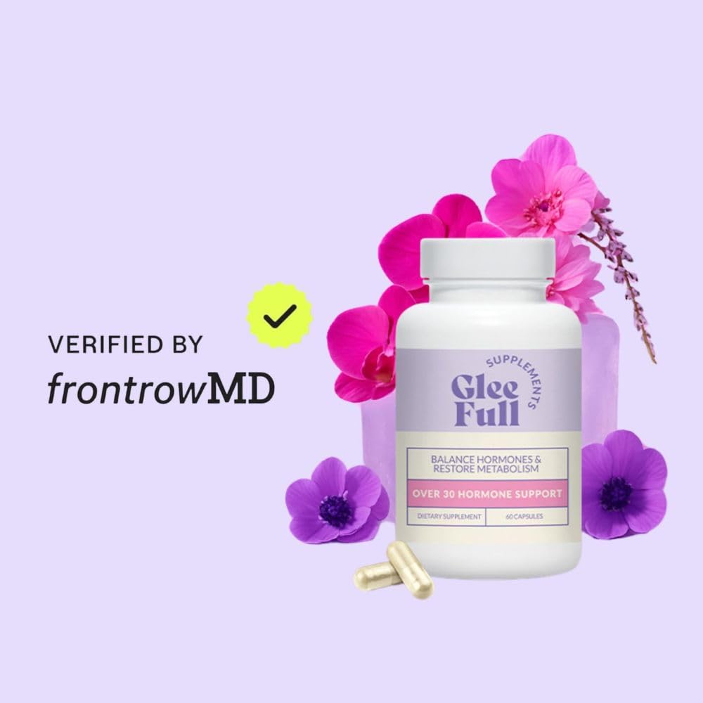 GleeFull Supps Over 30 Hormone Support for Women - 60 Capsules - image 6