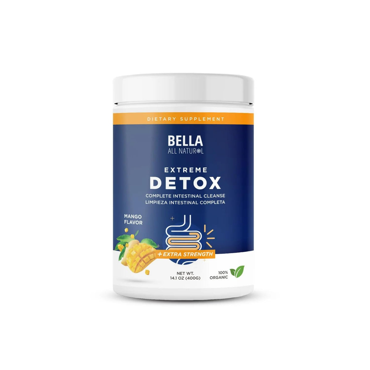 Bella All Natural Extreme Detox Powder (Pineapple)