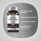 Piping Rock Horny Goat Weed for Men - 100 Vegetarian Capsules - image 5
