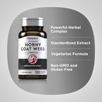 Piping Rock Horny Goat Weed for Men - 100 Vegetarian Capsules - image 5