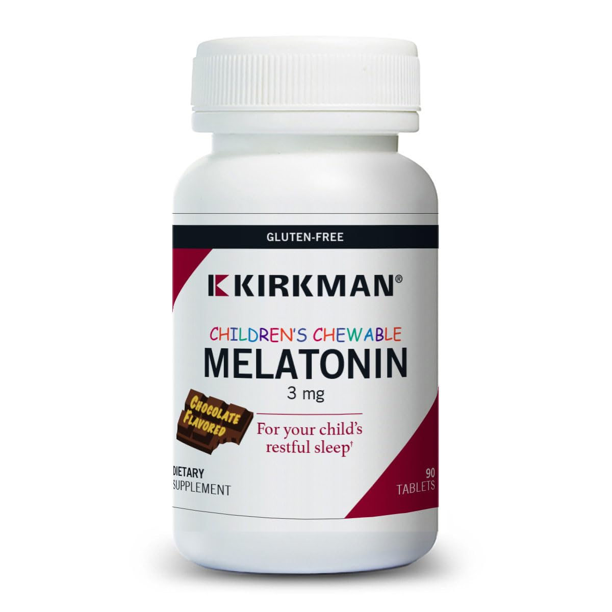 Kirkman Kids Chewable Melatonin 3 mg - 90 Tablets
