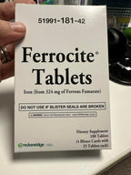 Big Man Ferrocite Iron Tablets - 300 Tablets