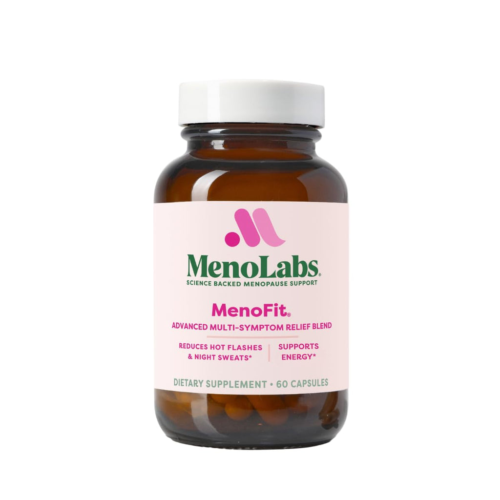 MENOLABS MenoFit Menopause Supplement for Hot Flashes - 60 Capsules