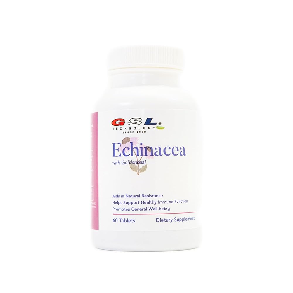 GSL Echinacea with Goldenseal Immune Support - 60 Tablets - image 8